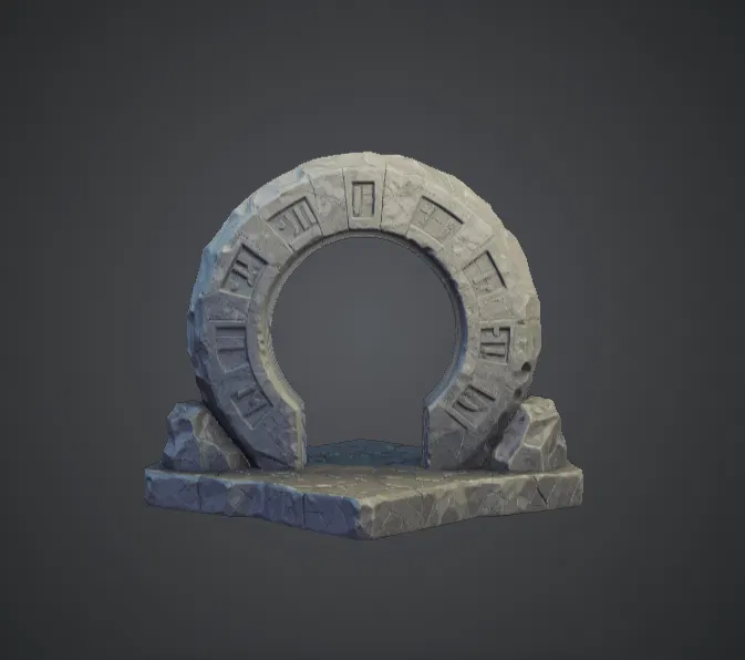 Cổng Đá Cổ Ngữ – Mô Hình Cổng Vòng Tròn Cổ Đại - Image 1