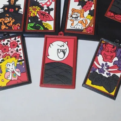 Móc khóa đựng thẻ bài Hanafuda
