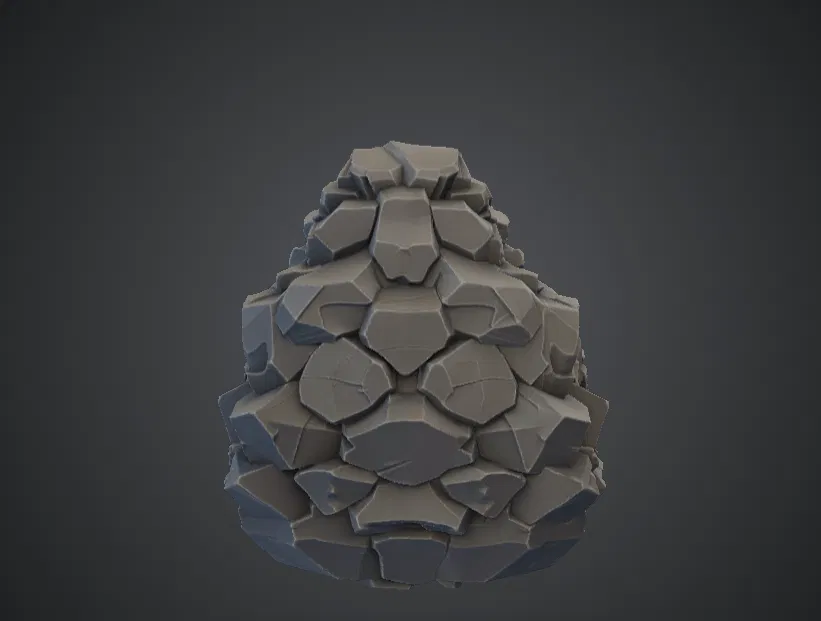 Ngai Đá Đổ Nát – Mô Hình Địa Hình Ghế Ngồi Fantasy Nứt Vỡ - Image 3