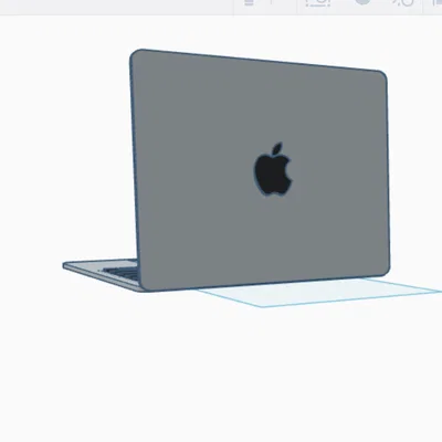 Mô hình 3D Macbook Pro thiết kế sắc nét cho người yêu công nghệ