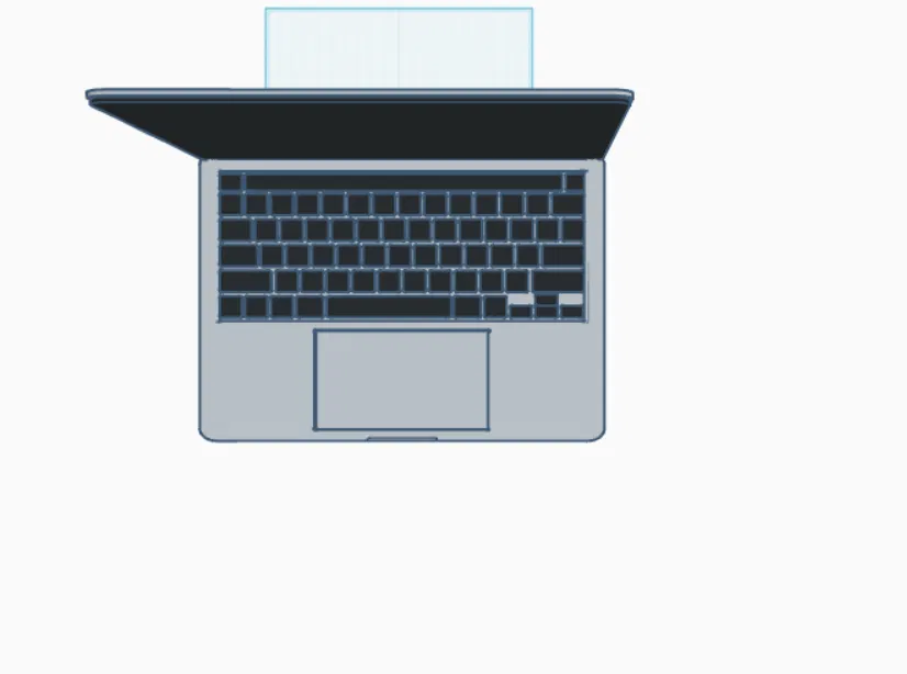 Mô hình 3D Macbook Pro thiết kế sắc nét cho người yêu công nghệ - Image 3