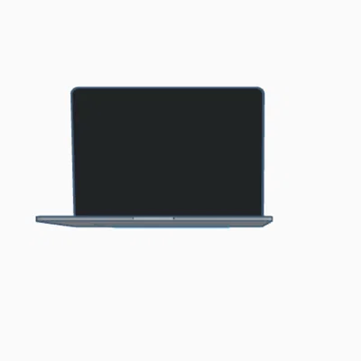 Mô hình 3D Macbook Pro thiết kế sắc nét cho người yêu công nghệ