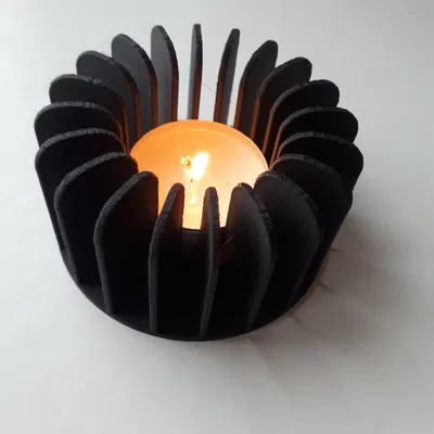 Chân đế nến trang trí độc đáo – Dễ dàng in 3D tại nhà