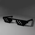 Kính Thug Life Gangster Glasses 3D - Phụ kiện phong cách Pixel độc đáo - Thumbnail 1