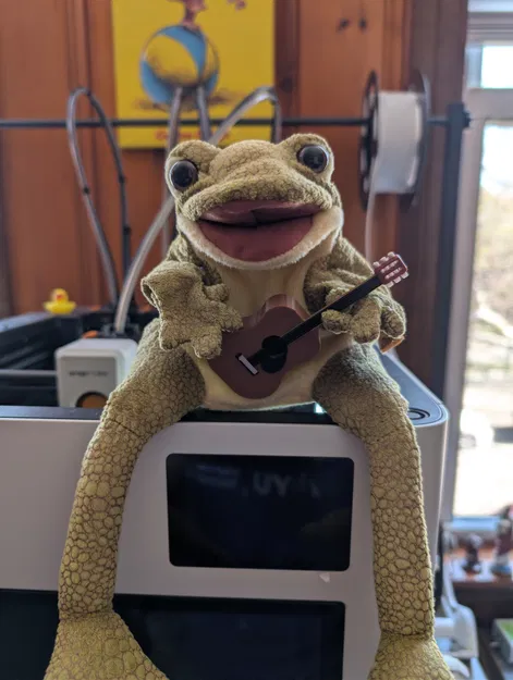 Mô hình đàn Guitar mini cho con rối - Image 2