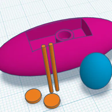Mô hình ô tô sáng tạo với đầu nhân vật tùy biến cho bé