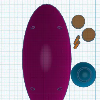 Mô hình ô tô sáng tạo với đầu nhân vật tùy biến cho bé