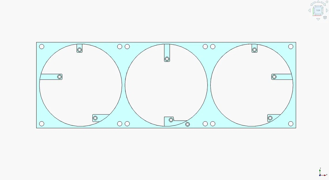 Ngàm gắn 3 quạt 92mm cho card đồ họa EVGA FTW3 - Image 2