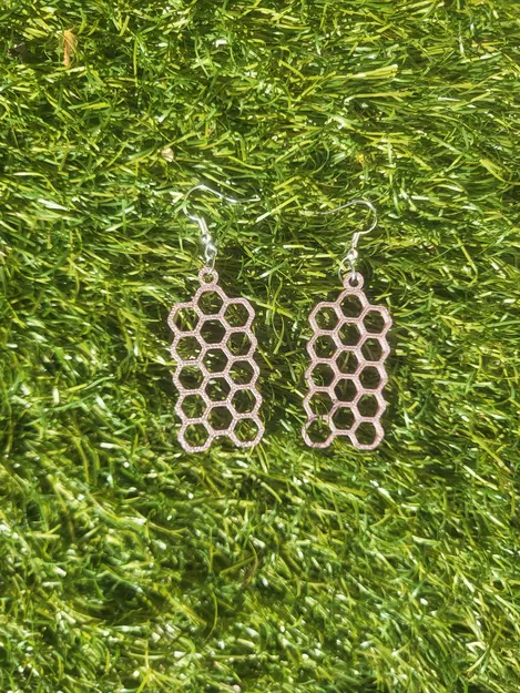 Bông tai - 068 - Dễ in - Miễn phí - Image 1