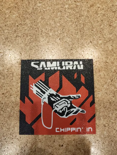 Bìa album Samurai phong cách Cyberpunk - Image 2