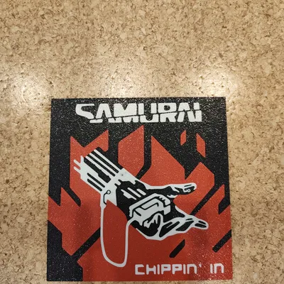 Bìa album Samurai phong cách Cyberpunk