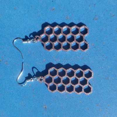 Bông tai - 068 - Dễ in - Miễn phí