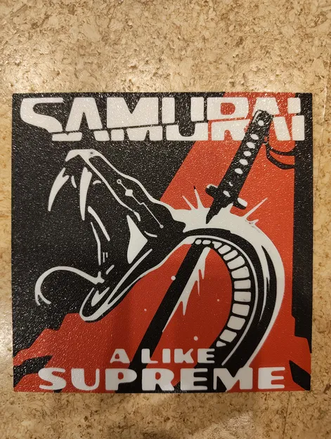 Bìa album Samurai phong cách Cyberpunk - Image 4