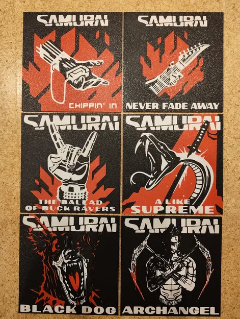 Bìa album Samurai phong cách Cyberpunk - Image 10