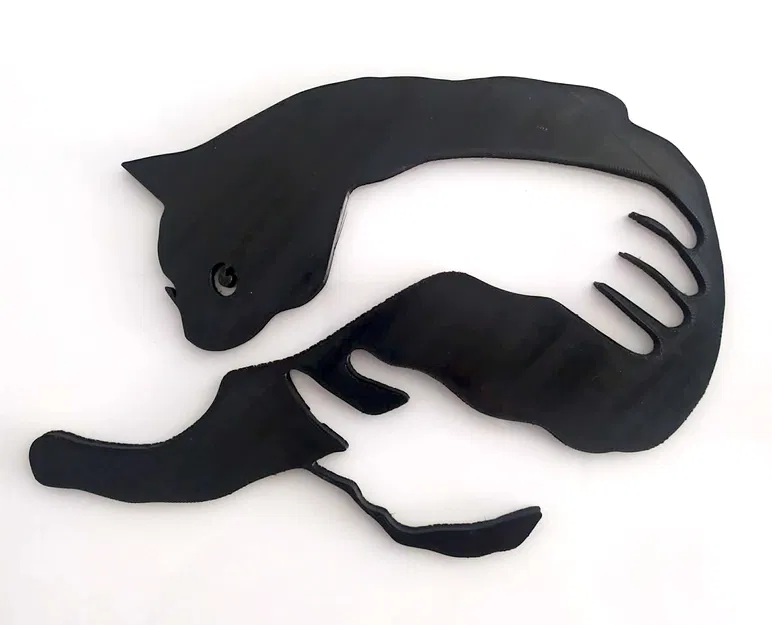 Mô hình tranh treo tường: Mèo nằm trong lòng bạn - Image 4