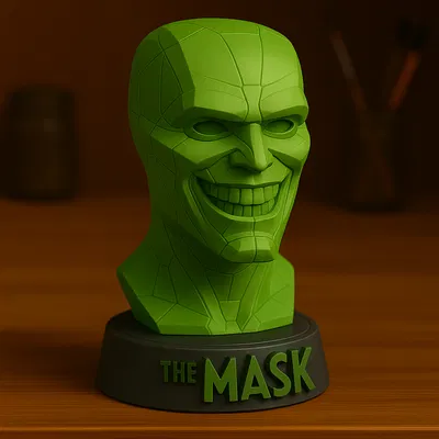 Mô hình tượng bán thân nhân vật The Mask cực chất để in 3D