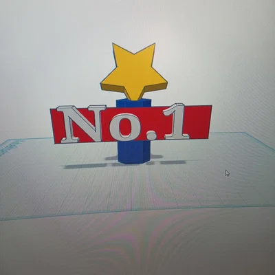 Mô hình cúp No.1 làm quà tặng ý nghĩa - File in 3D độc đáo