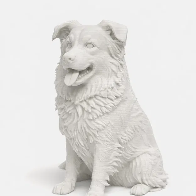 Mô hình chú chó dễ thương in 3D trang trí để bàn cực đẹp - Image 1