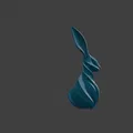 Minimalist Twist Bunny - Mô hình thỏ xoắn ốc tối giản - Thumbnail 3