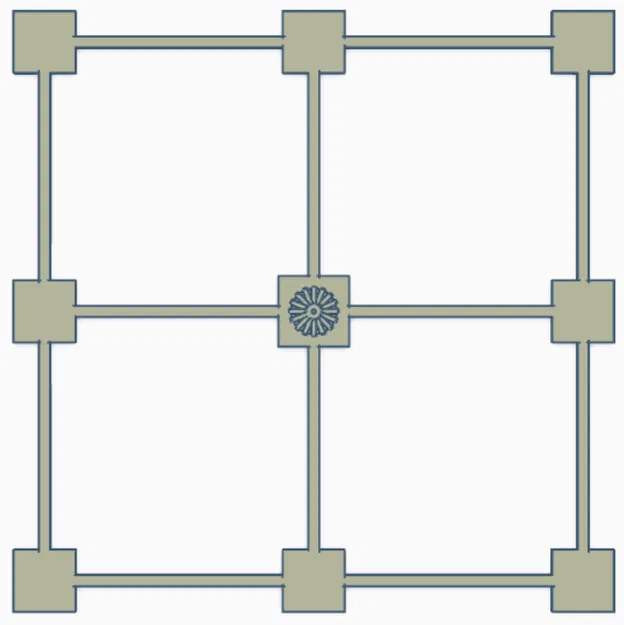 Mẫu Bed Level Test - Kiểm tra độ phẳng bàn in 3D chuẩn nhất - Image 1