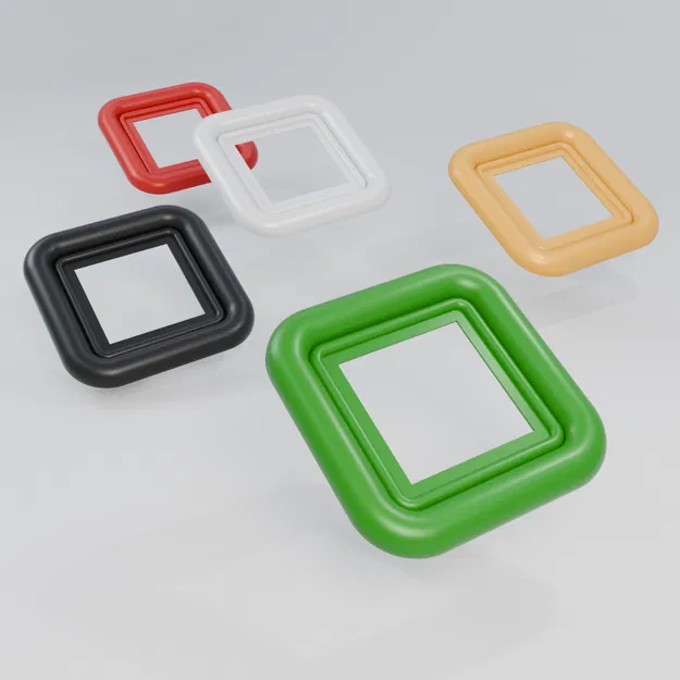 Khung trang trí ổ cắm điện hiện đại - File in 3D miễn phí - Image 1