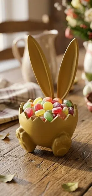 Hộp Đựng Kẹo Hình Trứng Phục Sinh - Image 1