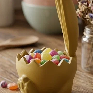 Hộp Đựng Kẹo Hình Trứng Phục Sinh