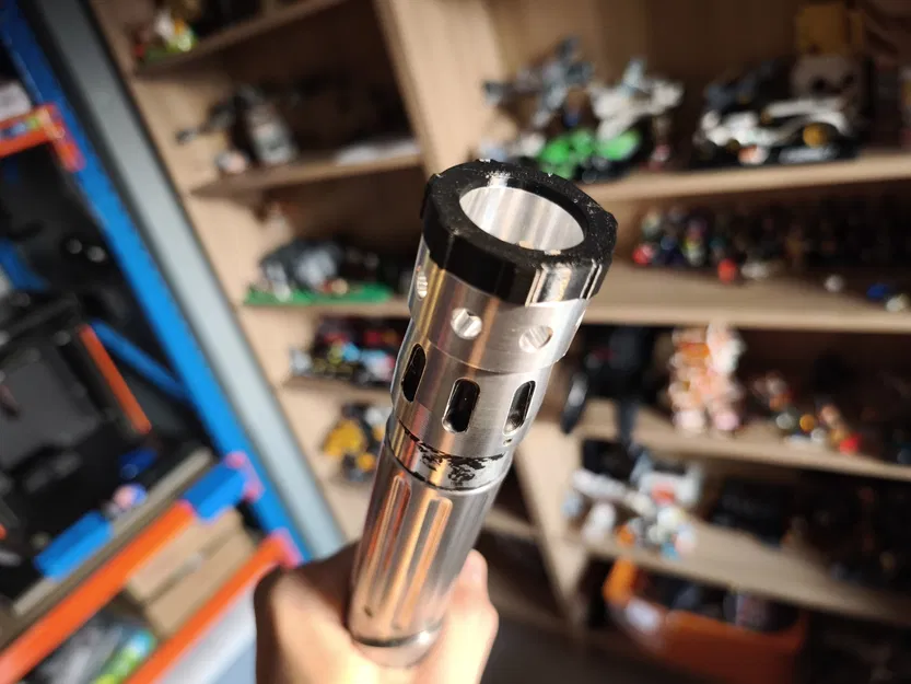 Nắp ren vặn cho khớp nối Lightsaber StuntSabers 31x0.75 | Kèm file Fusion F3D - Image 1