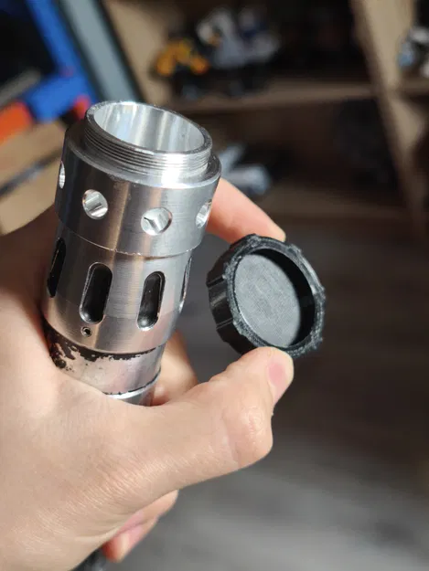 Nắp ren vặn cho khớp nối Lightsaber StuntSabers 31x0.75 | Kèm file Fusion F3D - Image 3