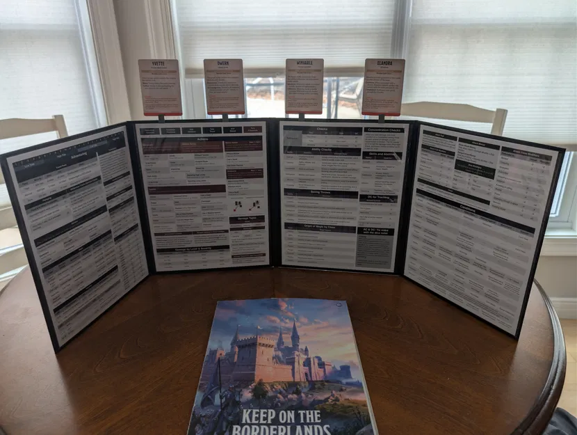 Kẹp giữ thẻ bài cho màn chắn Dungeon Master (D&D Screen Clip) - Image 2