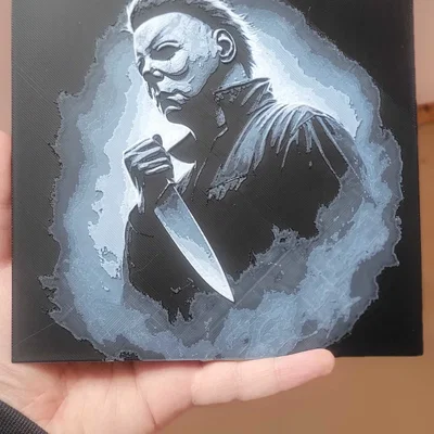 Mô hình HueForge Michael Myers