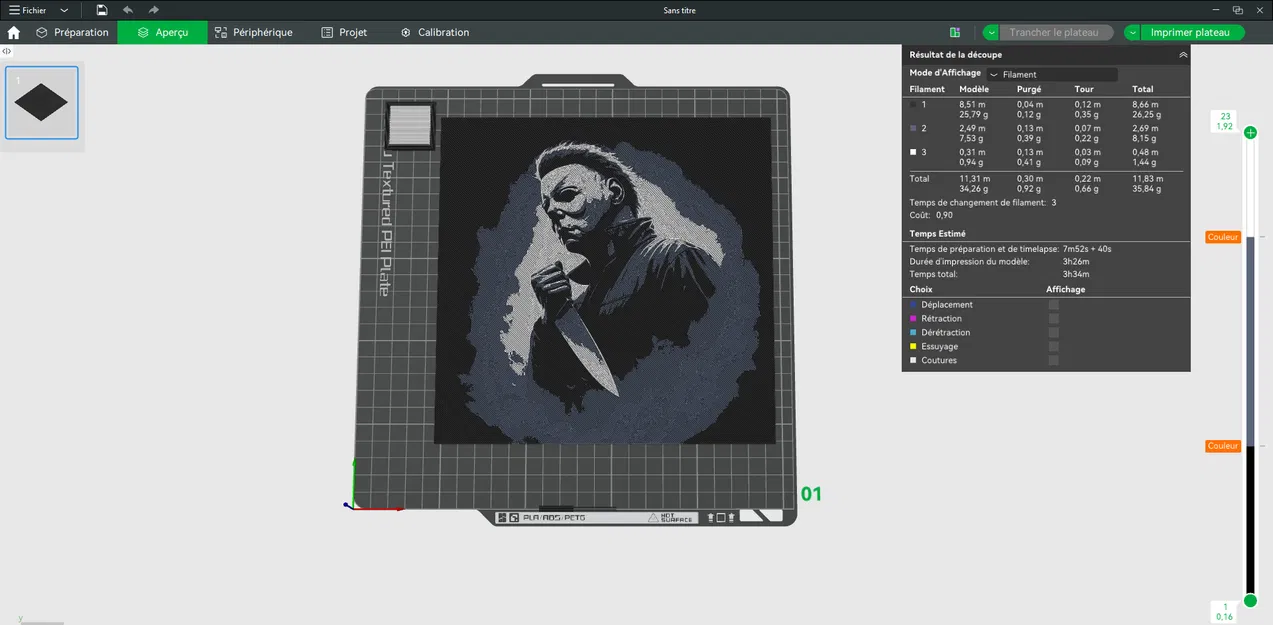 Mô hình HueForge Michael Myers - Image 3