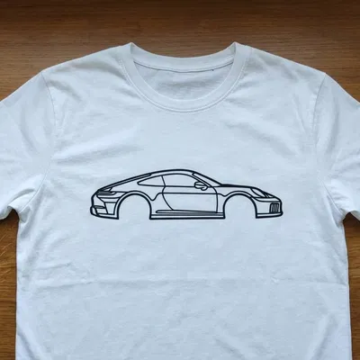 Hình in áo thun - Porsche 911