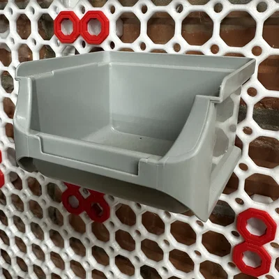 Giá treo hộp linh kiện MultiBoard Bin Holder - Tối ưu góc làm việc