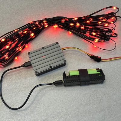 Vỏ hộp in 3D cho bộ điều khiển đèn LED WLED sử dụng ESP32
