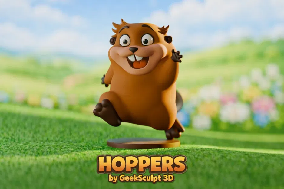 Mô hình nhân vật chú hải ly Hoppers hoạt hình - Image 1