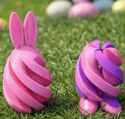Mô hình quả trứng phục sinh Easter Egg cách điệu 3D độc đáo - Image 1