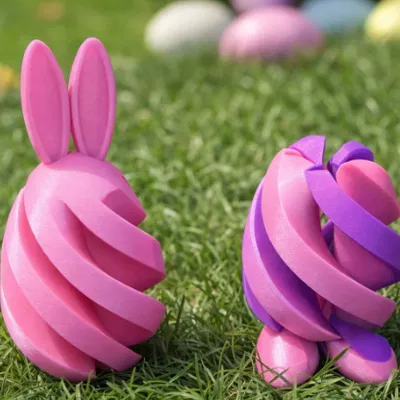 Mô hình quả trứng phục sinh Easter Egg cách điệu 3D độc đáo