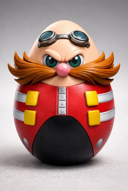 Mô hình quả trứng Dr. Robotnik (Eggman) ấn tượng cho fan Sonic - Image 1