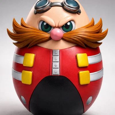 Mô hình quả trứng Dr. Robotnik (Eggman) ấn tượng cho fan Sonic
