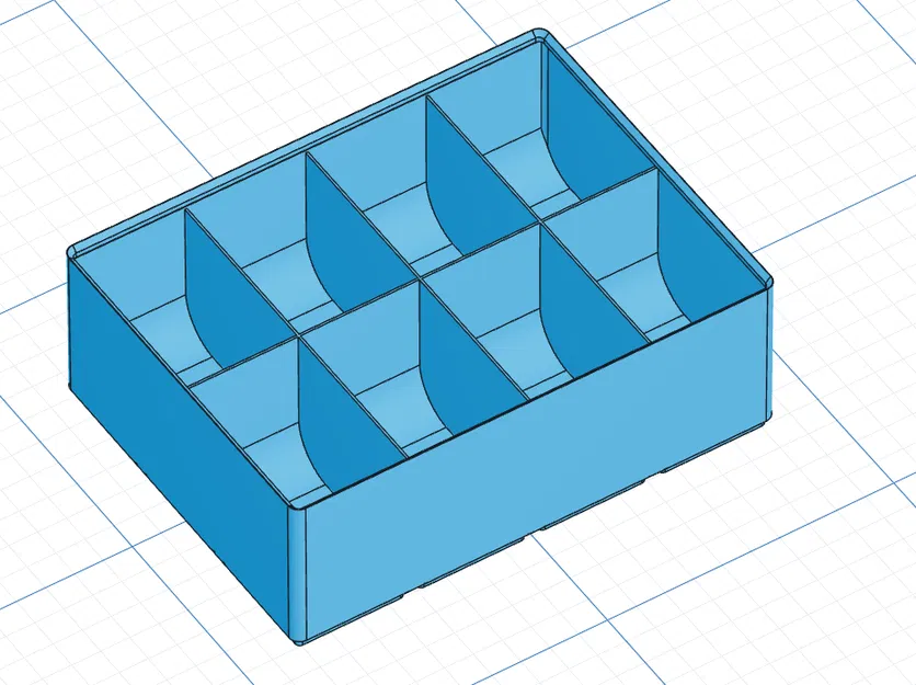Khay lưu trữ linh kiện Gridfinity tiêu chuẩn - Thiết kế ngăn nắp, tiện lợi - Image 1