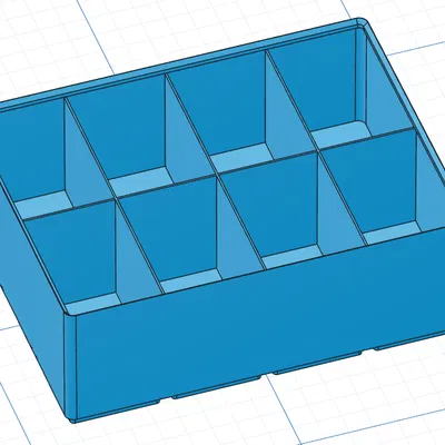 Khay lưu trữ linh kiện Gridfinity tiêu chuẩn - Thiết kế ngăn nắp, tiện lợi