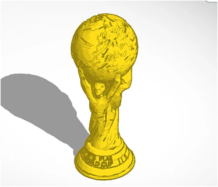 Mô hình Cúp vàng World Cup trang trí bàn làm việc cực đẹp - Image 1