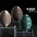 eggs · easter 2026: Bộ ba mẫu trứng phục sinh tối giản - Thumbnail 1