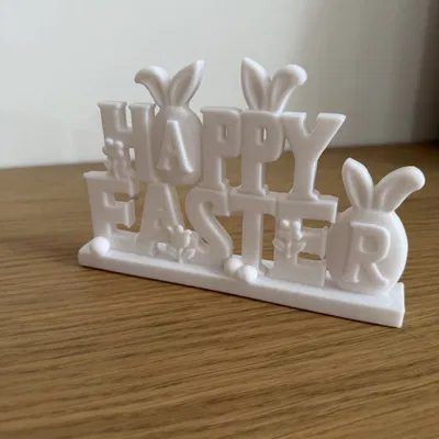 Mô hình trang trí Happy Easter độc đáo cho lễ Phục sinh