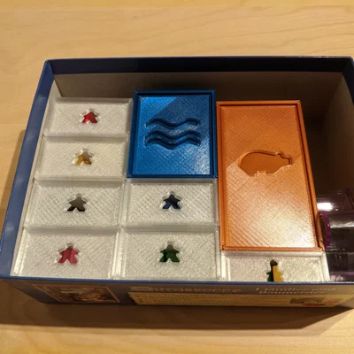 Bộ hộp lưu trữ và phân loại game Carcassonne