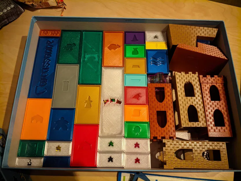 Bộ hộp lưu trữ và phân loại game Carcassonne - Image 3