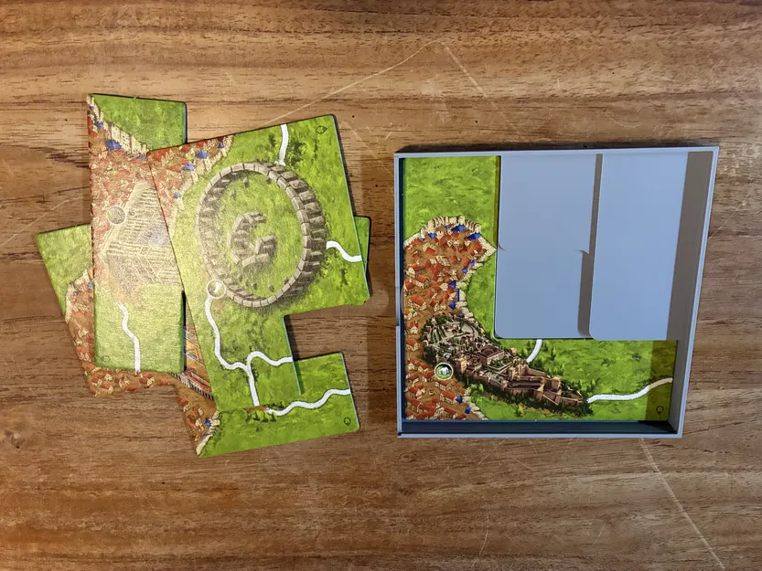 Hộp Đựng Board Game Carcassonne: The Wonders of Humanity In 3D - Image 1