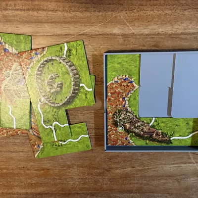 Hộp Đựng Board Game Carcassonne: The Wonders of Humanity In 3D