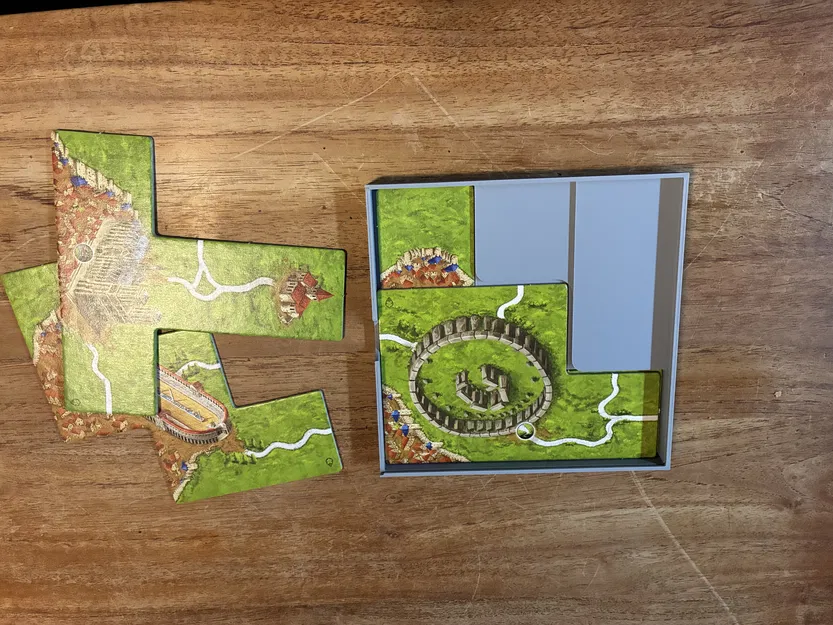 Hộp Đựng Board Game Carcassonne: The Wonders of Humanity In 3D - Image 2